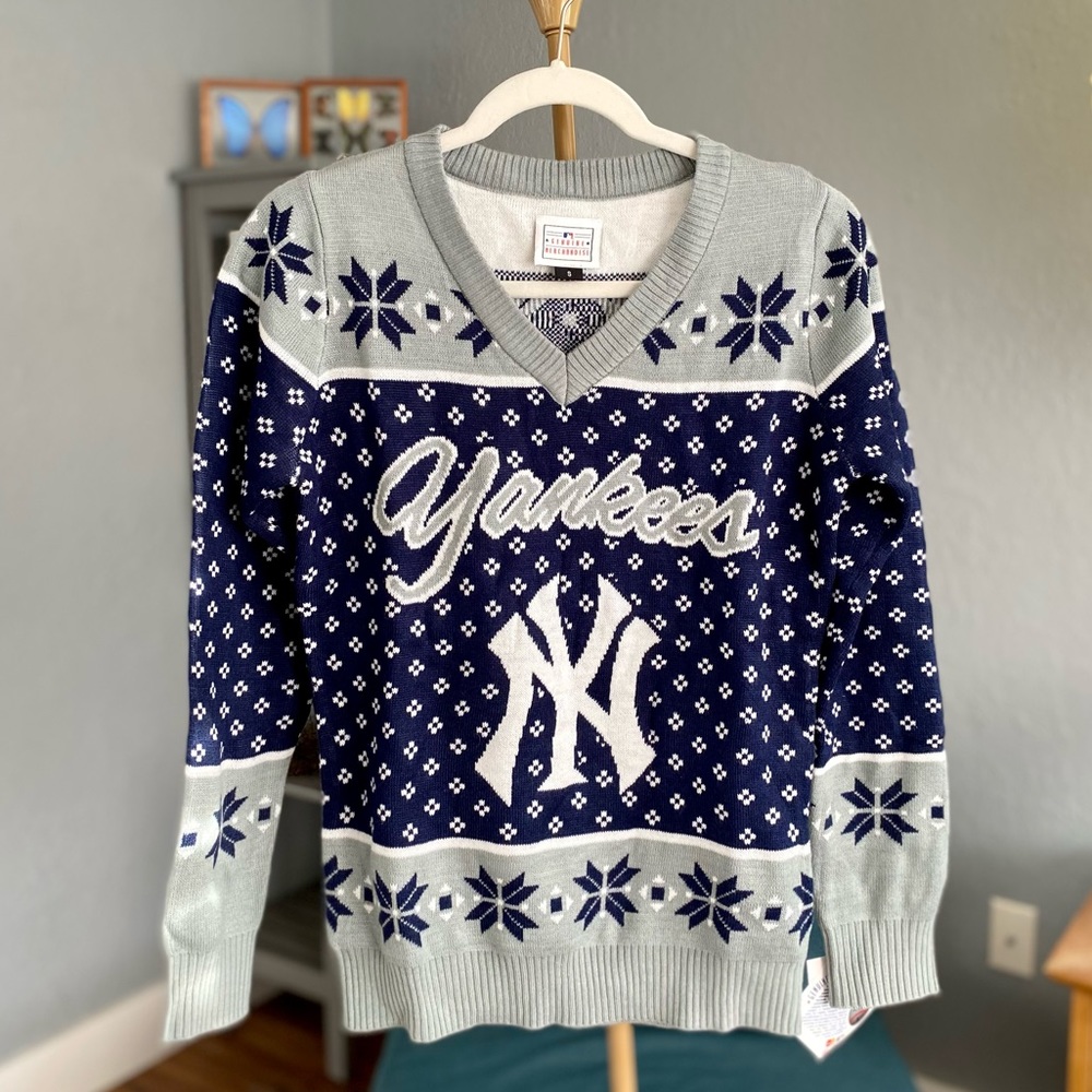 Yankees Christmas Sweater - New With Tags